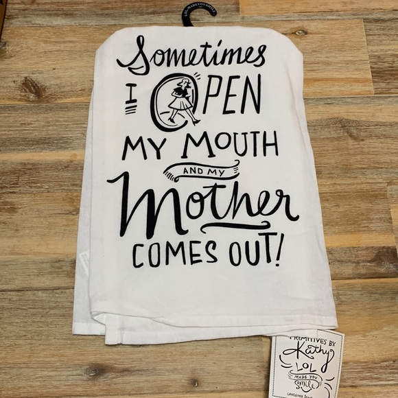 NWT funny kitchen towel - Picture 1 of 3